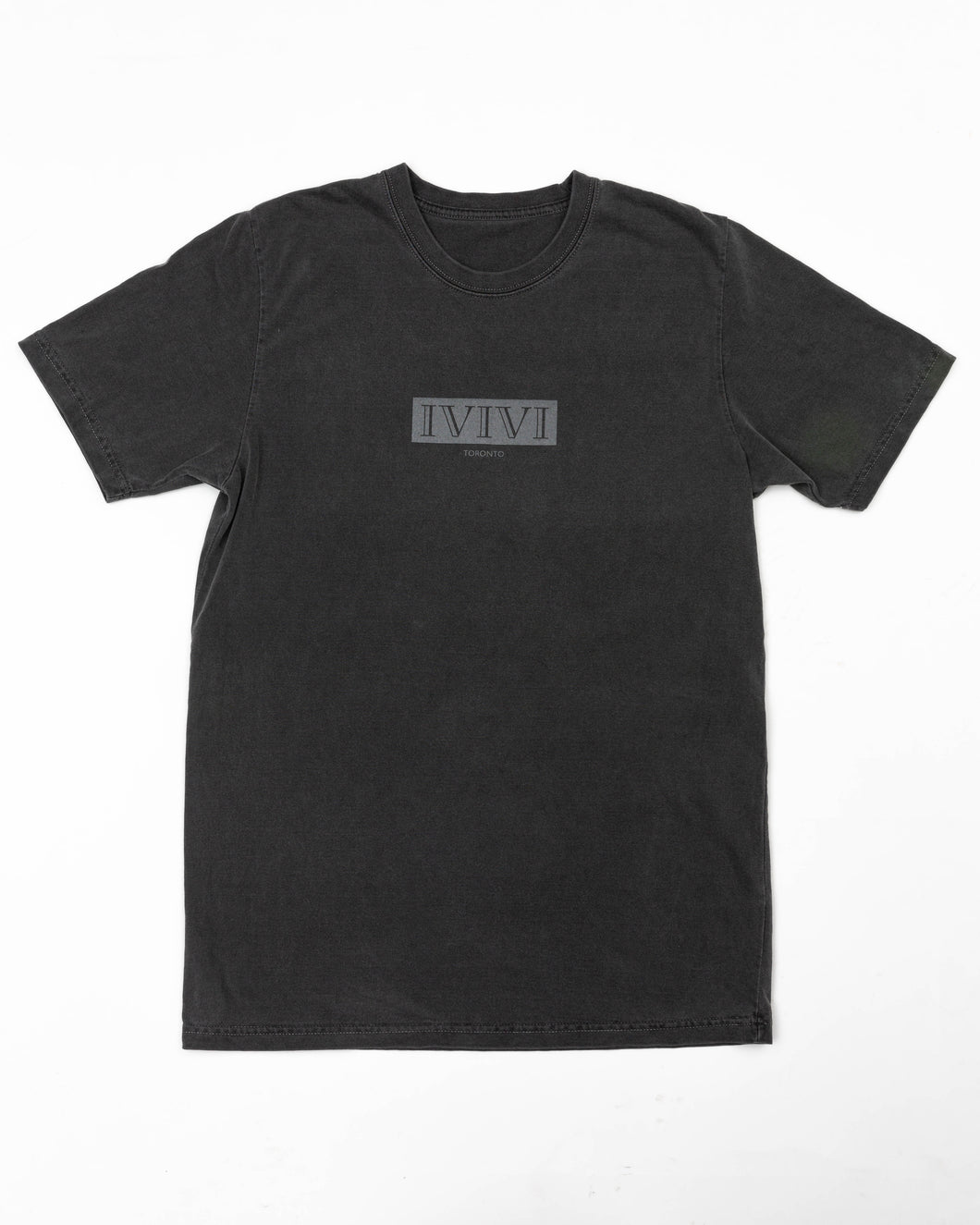 IVIVI Box Logo Reflective - Charcoal Distressed