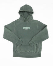 Load image into Gallery viewer, IVIVI Box Logo Hoodie - Cotton Distressed Green
